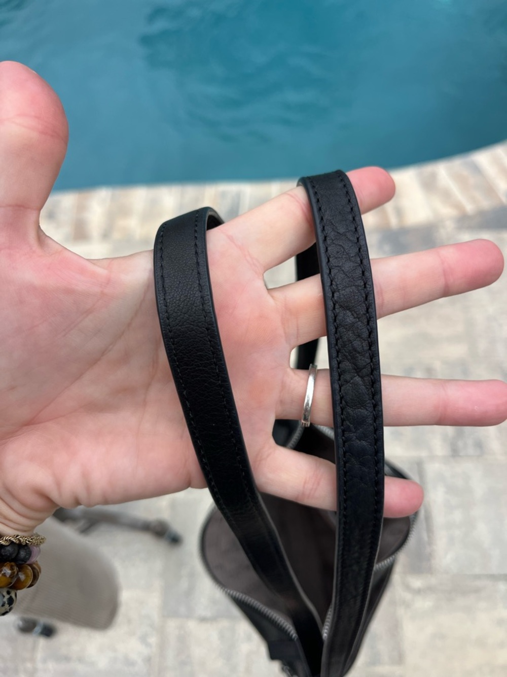 Margot Black Leather Crossbody/Shoulder Bag - Picture 10 of 15